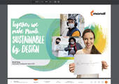 Titelseite des Nachhaltigkeitsberichts der Mondi Group: Ziele für interne Verbesserungen festgeschrieben (Bild: Screenshot)
