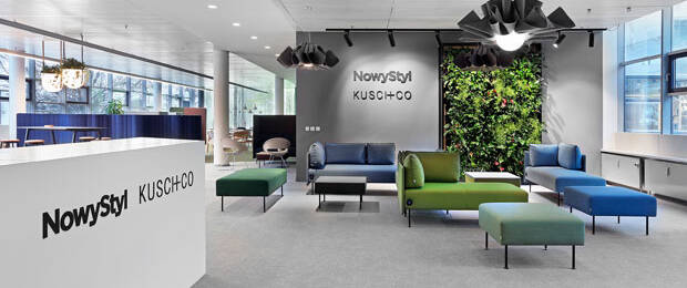 Blick in den neuen Showroom von Nowy Styl und Kusch+Co in München. (Bild: Nowy Styl / Marcin Mozert – MocArtGroup)