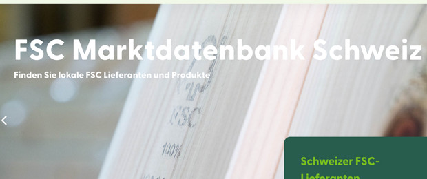 Mit der FSC-Marktdatenbank ist es Kund:innen möglich nachhaltige Holzprodukte in ihrer Nähe zu finden. (Bild: FSC Schweiz)