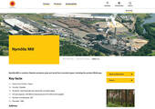 Papierwerk Nymölla auf der Website von Stora Enso: Sylvamo führt Produktion der Multicopy-Papiere weiter. (Bild: Screenshot Website)