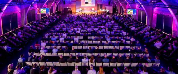 800 Teilnehmer machten das d.velop forum19 zu einem beachtenswerten ECM-Kongress (d.velop AG / lisa.pictures).