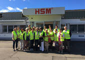 18 Vertreterinnen des BSB statteten HSM einen Besuch ab, um sich von der Qualität "Made in Germany" zu überzeugen.