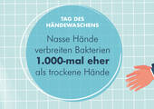 Viele Infektionskrankheiten wie Magen-Darm-Infekte oder Erkältungen werden häufig von durch die Hände übertragen, weswegen das Händewaschen unumgänglich ist. (Bild:Dyson GmbH)