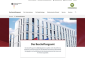 Das Beschaffungsamt des BMI (BeschA) hat für den Standort Brühler Straße in Bonn die Zertifizierung nach dem europäischen Umweltmanagementsystem EMAS (Eco-Management and Audit Scheme) erhalten. (Bild: Screenshot Website www.Bescha.bund.de)
