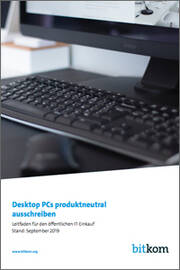 Der Leitfaden gibt einen Überblick über die Grundlagen für die Beschaffung von Desktop PCs durch die öffentliche Verwaltung. (Bild: Screenshot)