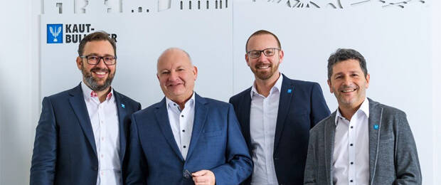 Die neue Führungsmannschaft der Kaut-Bullinger Office + Solution (von links): Alexander Obermeier, Robert Brech, Andreas Keller, Stefan Klein. (Bild: Kaut-Bullinger)