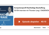 Thorsten Lang, Leiter des Einkaufs der badenova ist in der aktuellsten Folge des JARO-Podcasts im Interview.