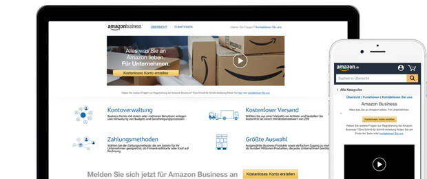 Amazon Business: Einkaufserlebnis wie Zuhause mit ­komfortablen Zusatzfunktionen für Unternehmen