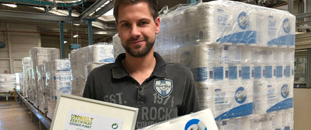 Das "Scott Performance Toilet Tissue" von Kimberly-Clark Professional darf das Umweltzeichen "Blauer Engel" führen. Zudem erhält das Unternehmen zum achten Mal in Folge den "Grüner Punkt".